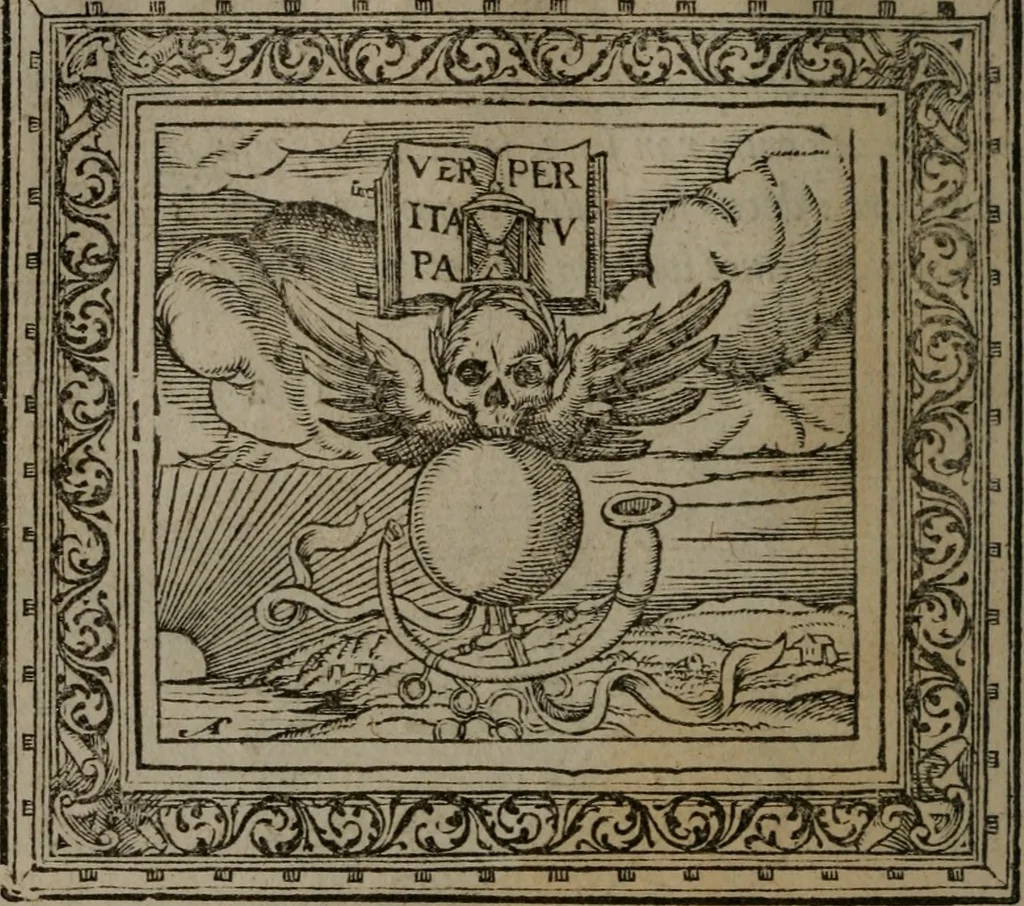 An illustration from Emblemata, 1564, leaf 121