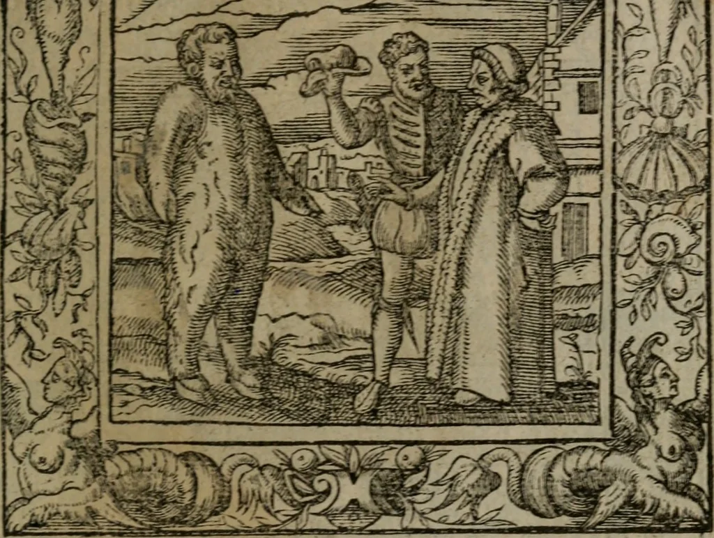 An illustration from Emblemata, 1564, leaf 124