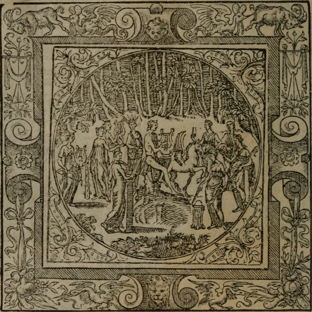 An illustration from Emblemata, 1564, leaf 125