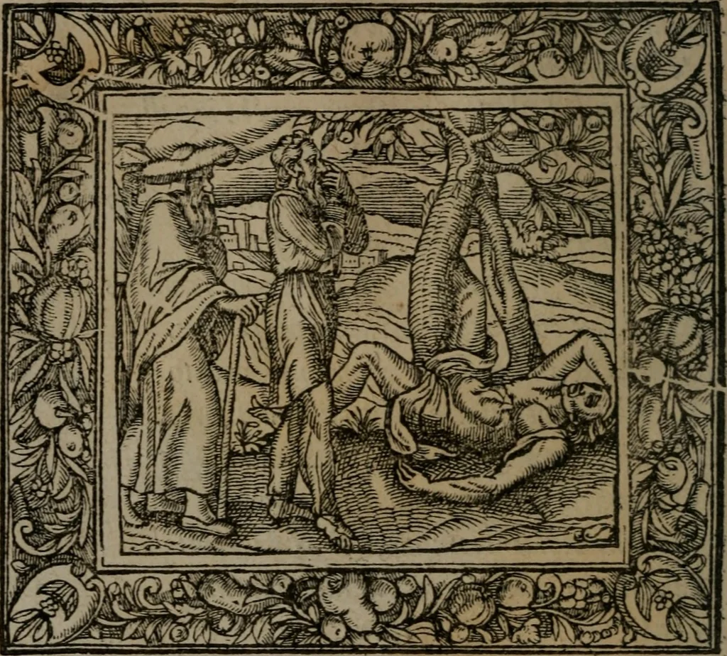 An illustration from Emblemata, 1564, leaf 131