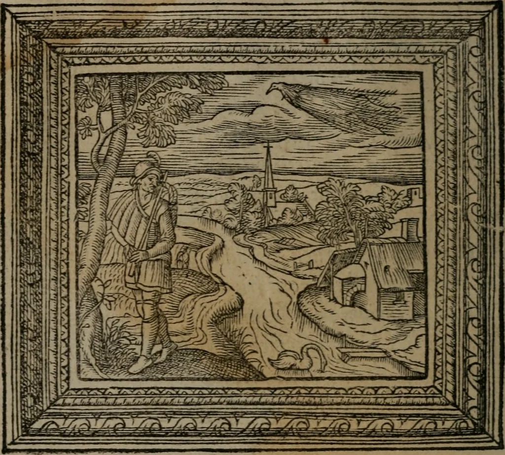 An illustration from Emblemata, 1564, leaf 137