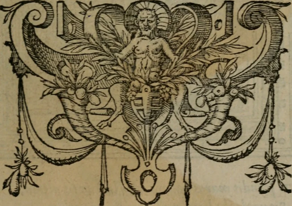 An illustration from Emblemata, 1564, leaf 144