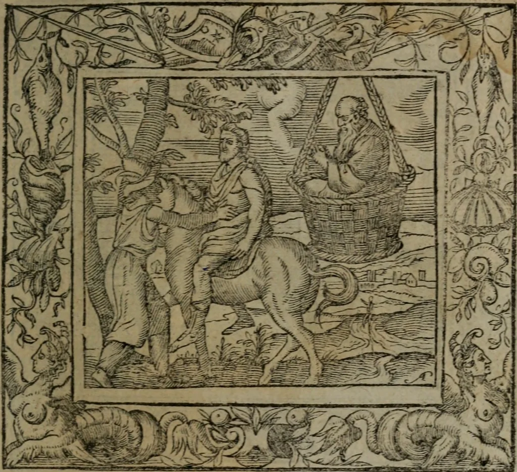 An illustration from Emblemata, 1564, leaf 150