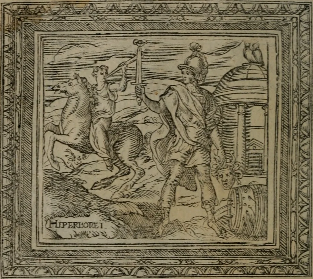 An illustration from Emblemata, 1564, leaf 153