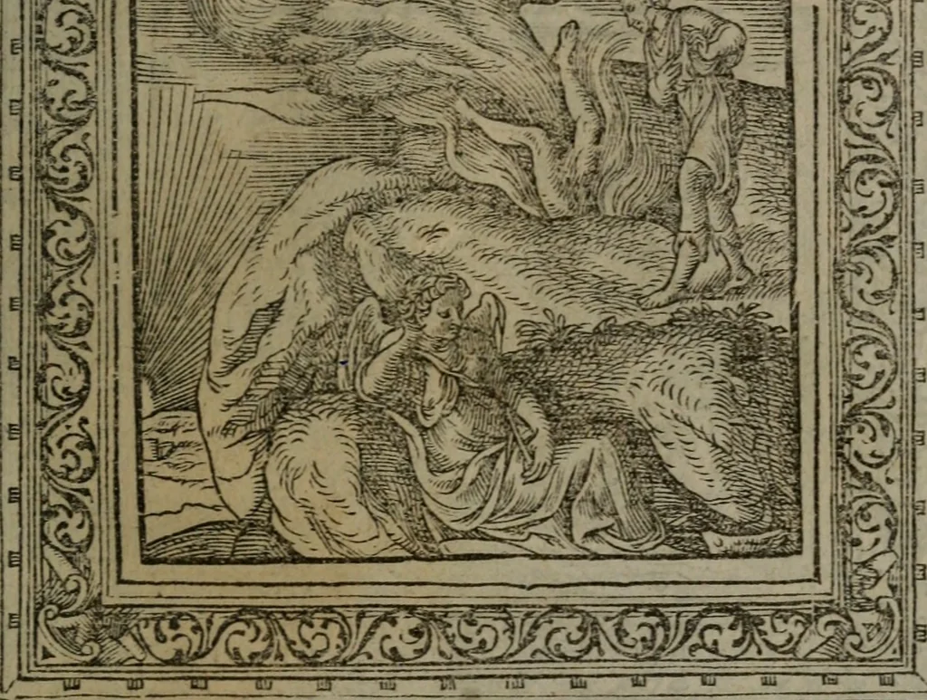 An illustration from Emblemata, 1564, leaf 164
