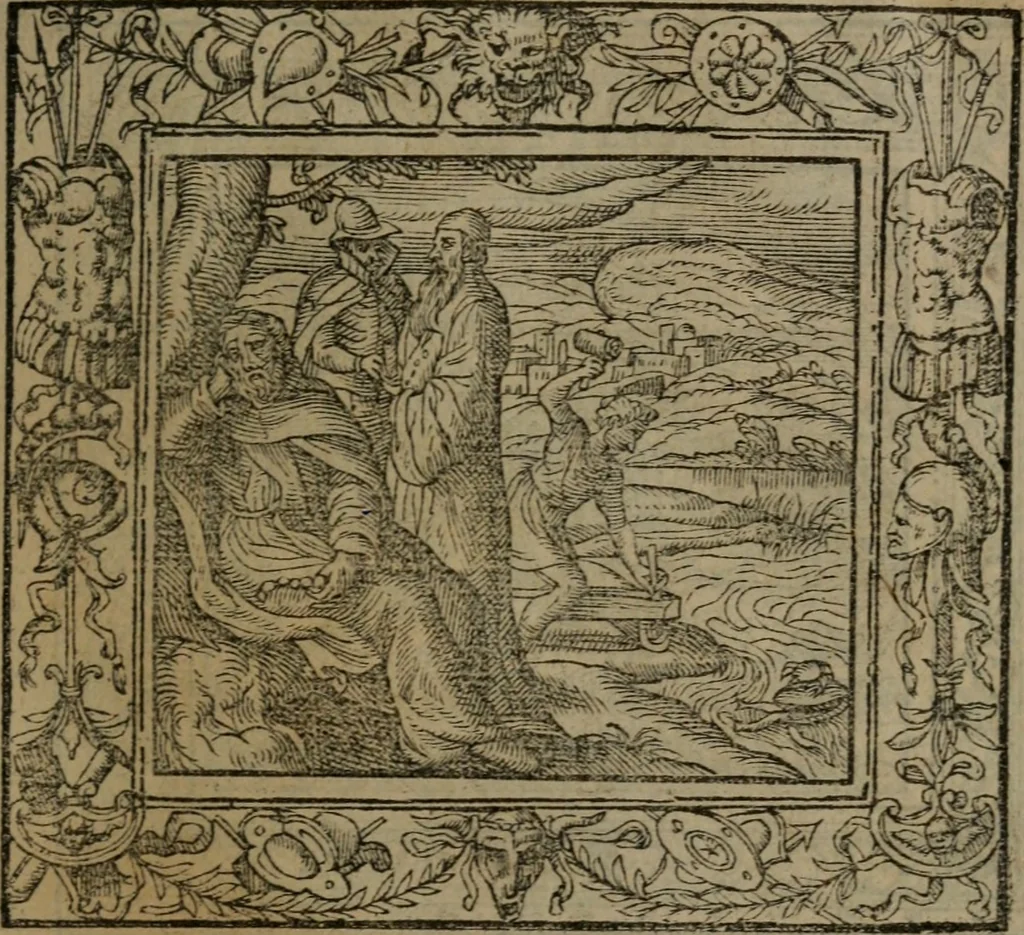 An illustration from Emblemata, 1564, leaf 168
