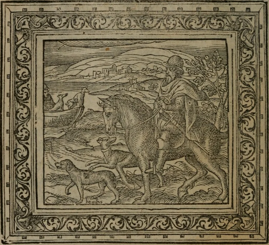 An illustration from Emblemata, 1564, leaf 169