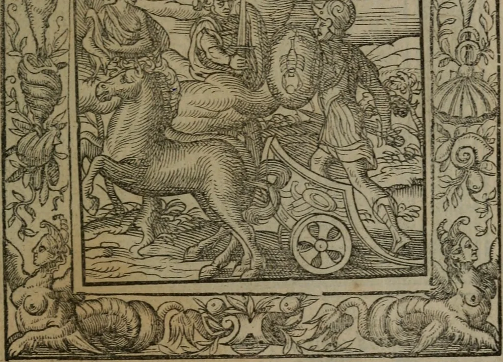 An illustration from Emblemata, 1564, leaf 174
