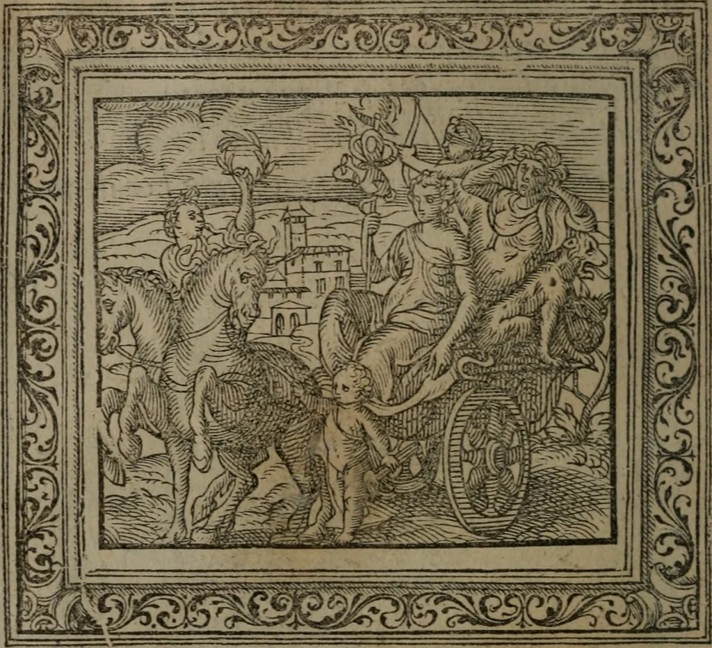 An illustration from Emblemata, 1564, leaf 177