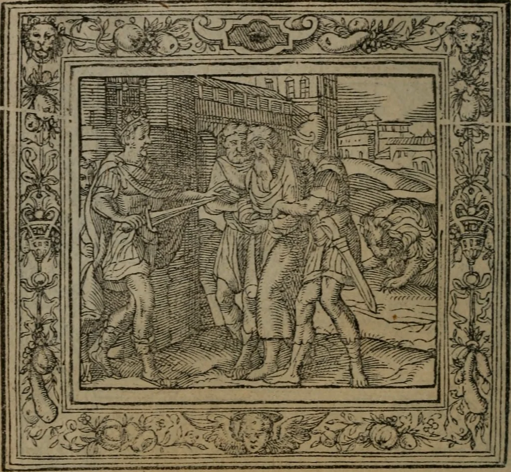 An illustration from Emblemata, 1564, leaf 185