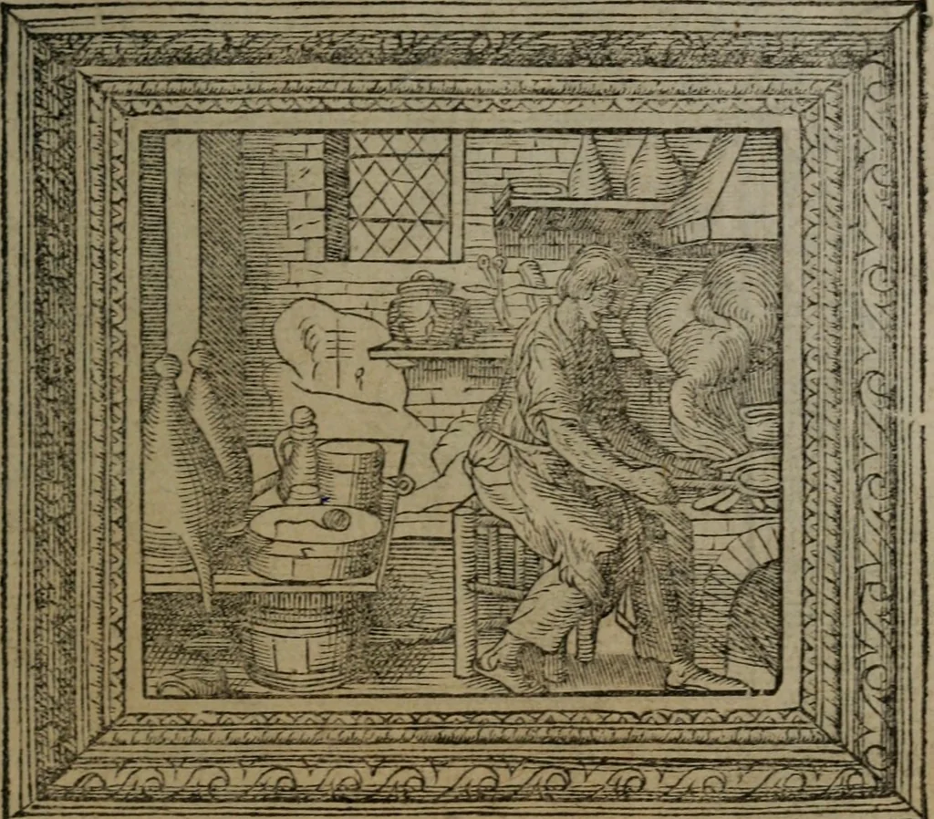 An illustration from Emblemata, 1564, leaf 190