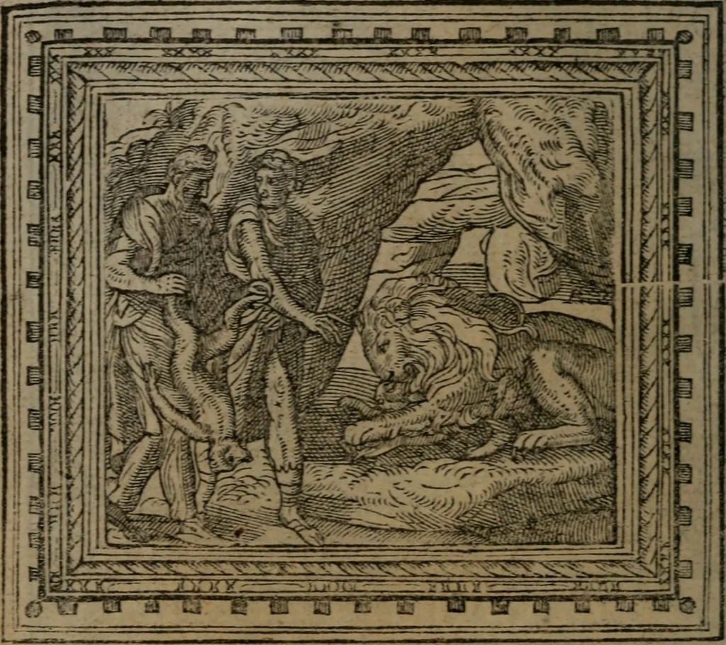 An illustration from Emblemata, 1564, leaf 197