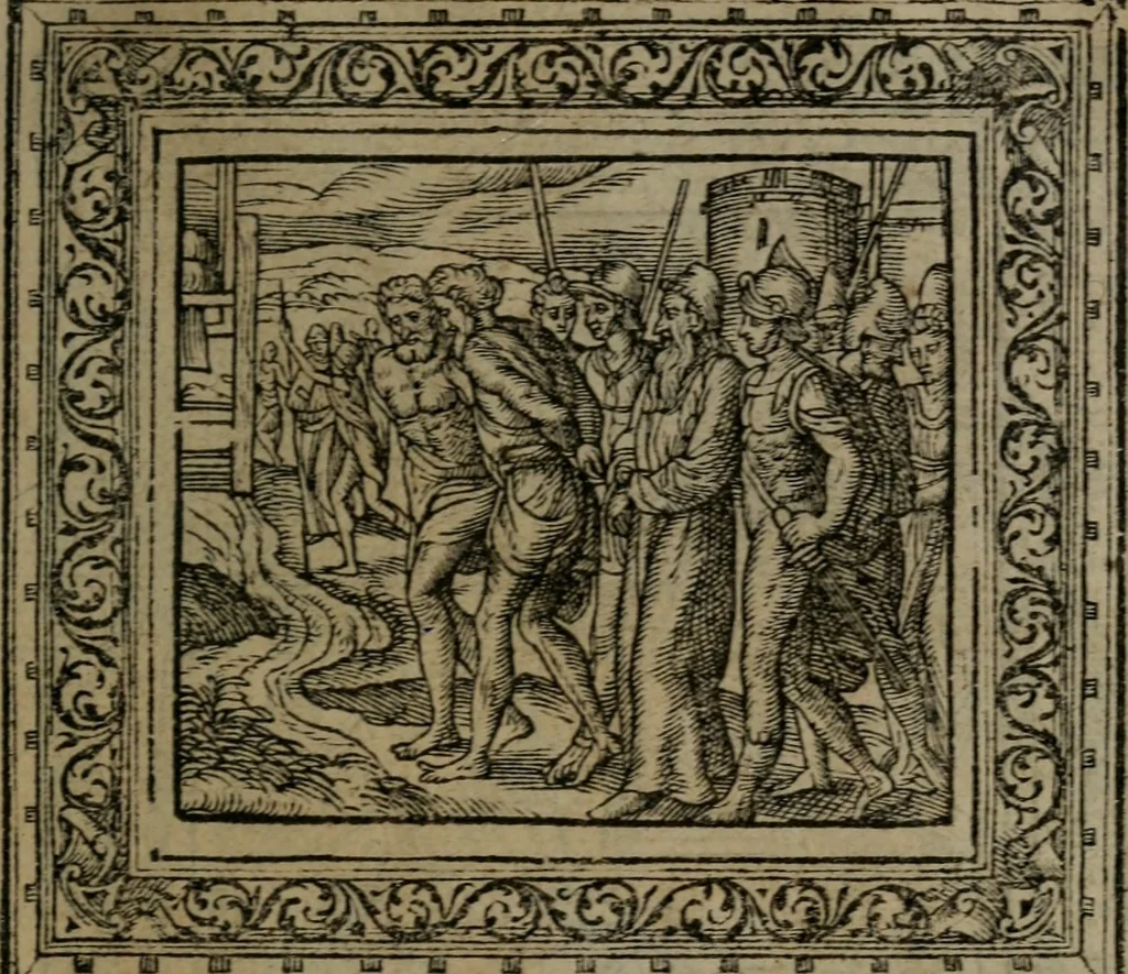 An illustration from Emblemata, 1564, leaf 198