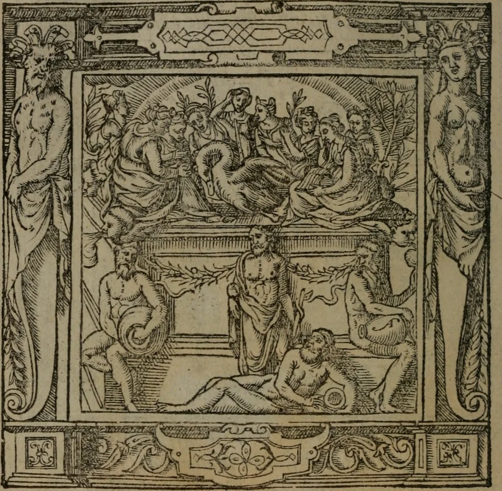 An illustration from Emblemata, 1564, leaf 199