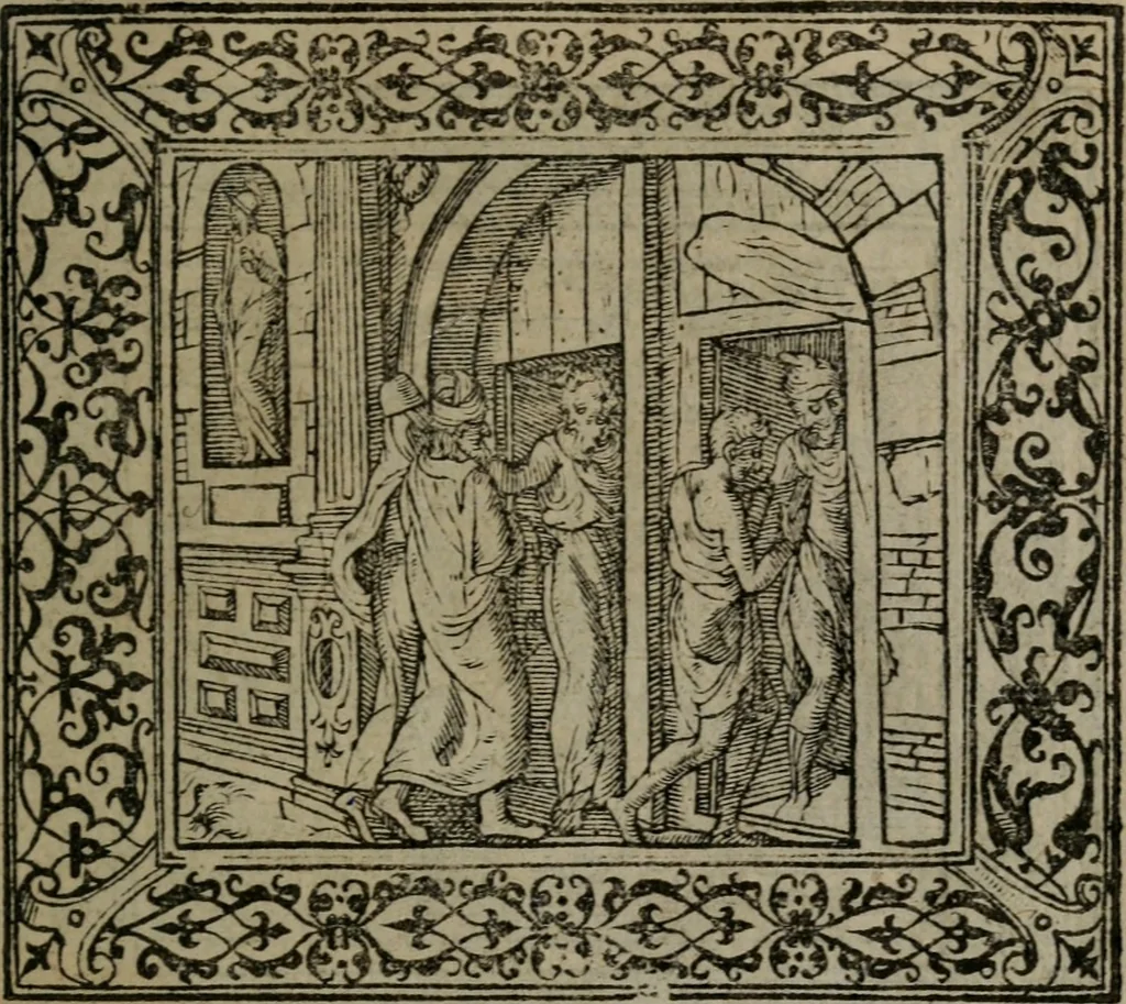 An illustration from Emblemata, 1564, leaf 202