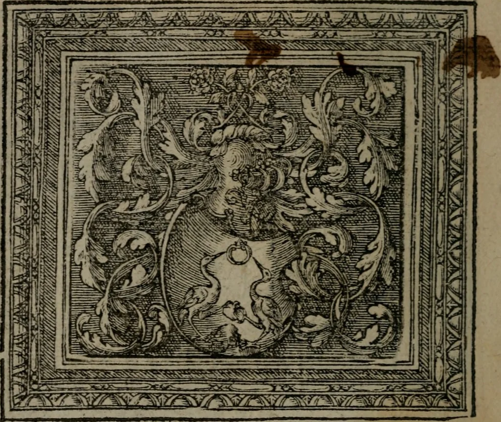 An illustration from Emblemata, 1564, leaf 205