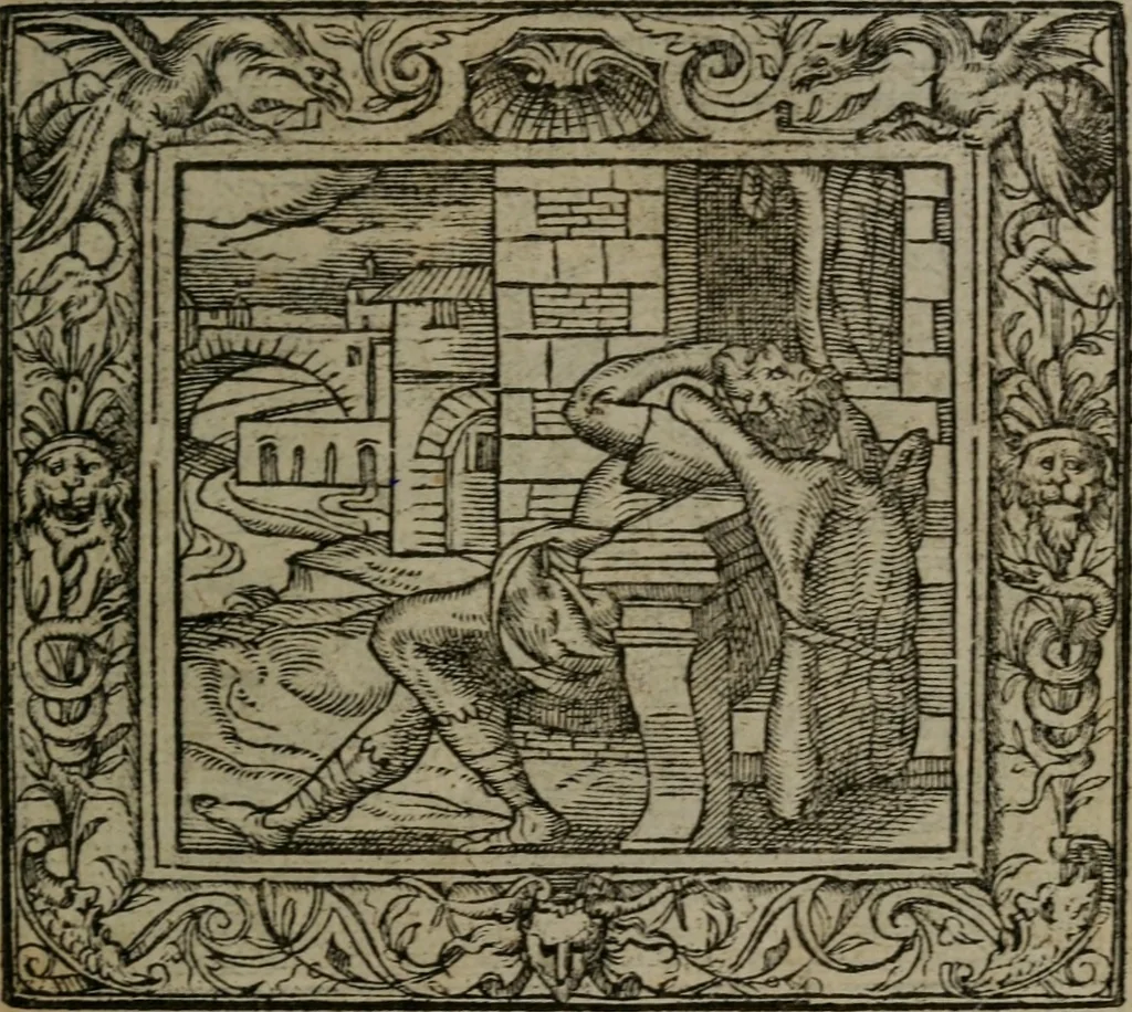 An illustration from Emblemata, 1564, leaf 214
