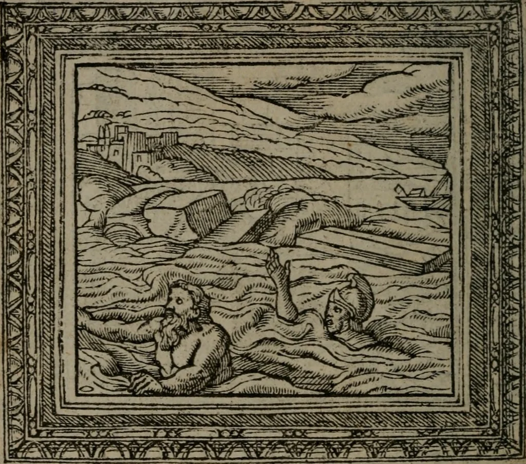 An illustration from Emblemata, 1564, leaf 215