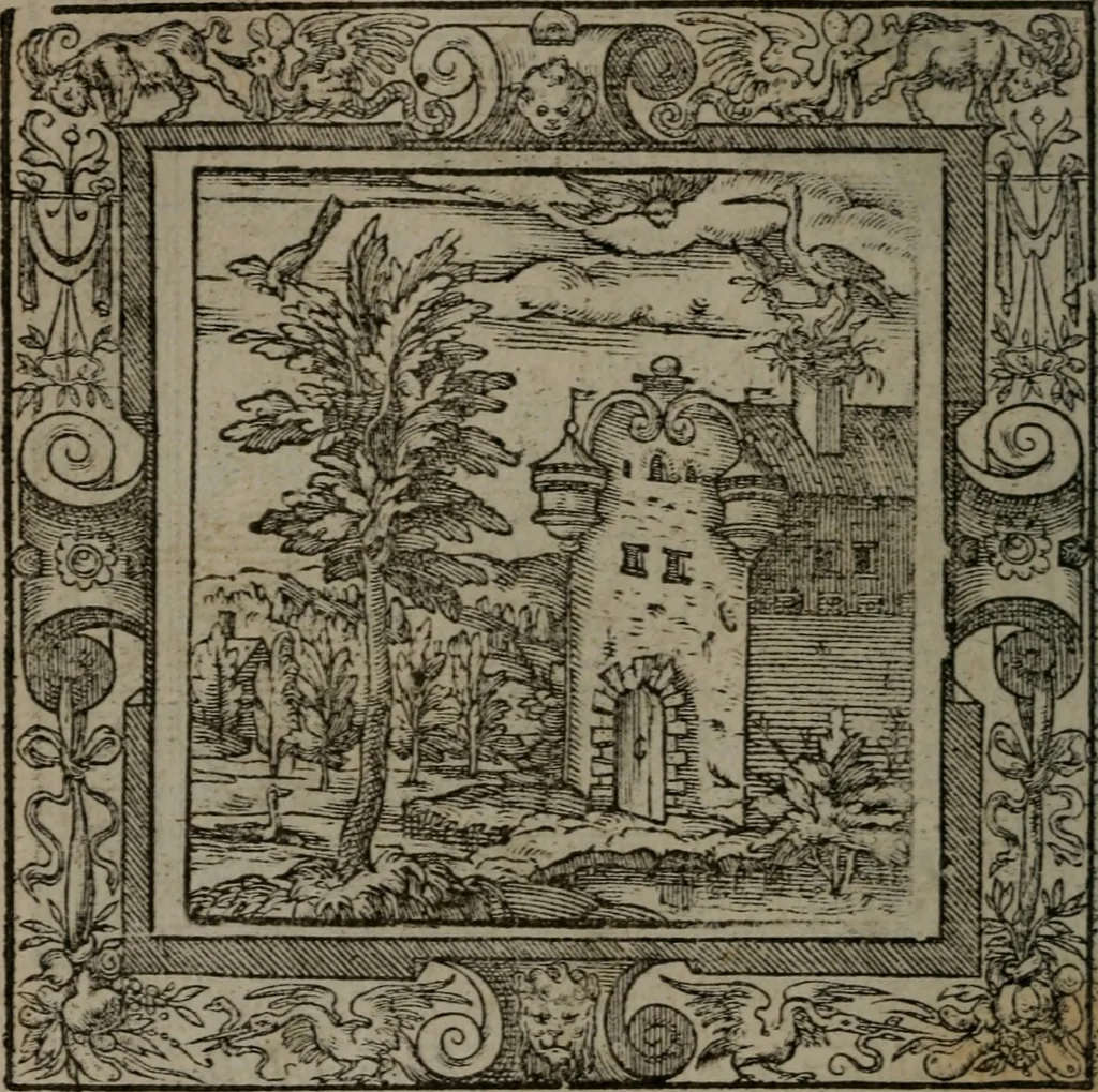 An illustration from Emblemata, 1564, leaf 217