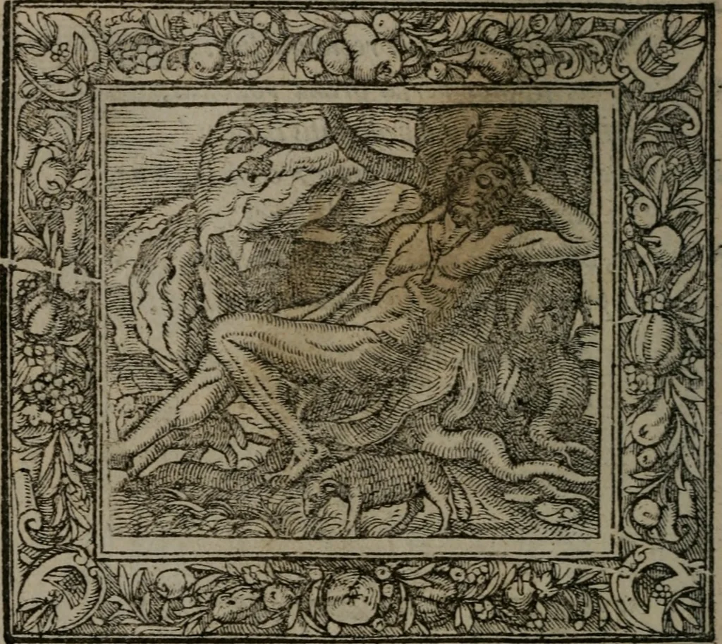 An illustration from Emblemata, 1564, leaf 221