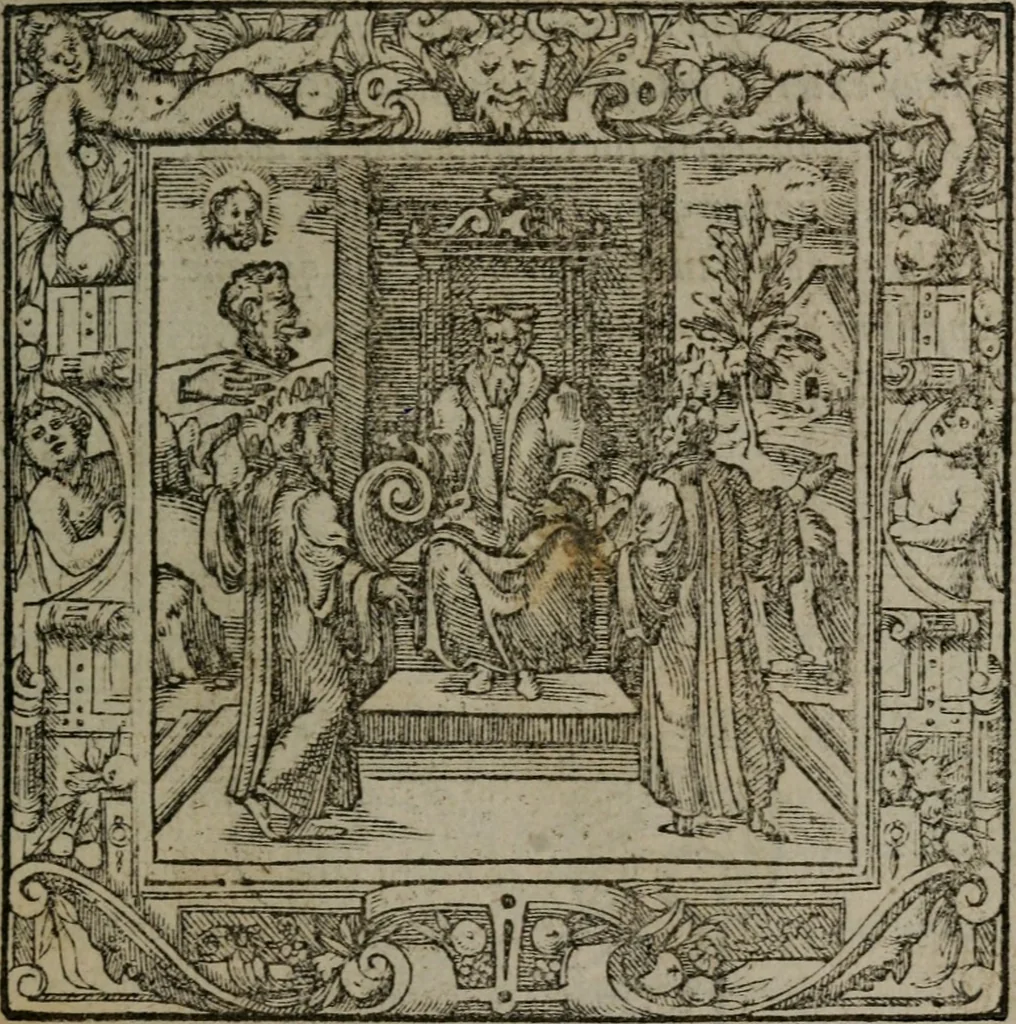 An illustration from Emblemata, 1564, leaf 226