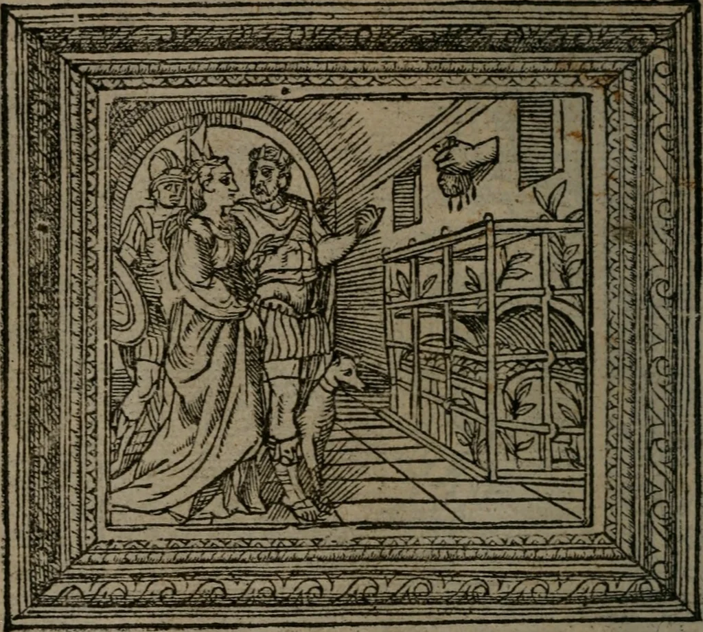 An illustration from Emblemata, 1564, leaf 229