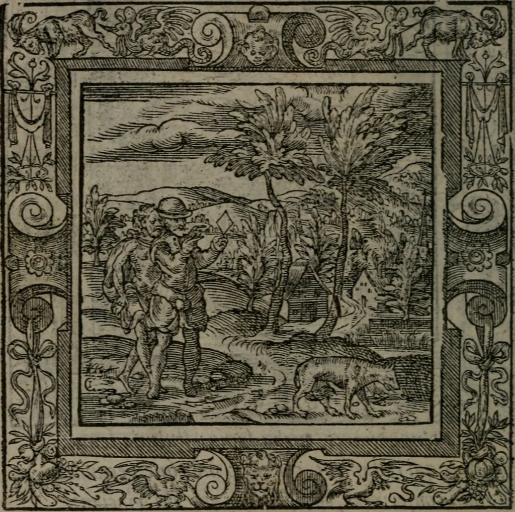 An illustration from Emblemata, 1564, leaf 231