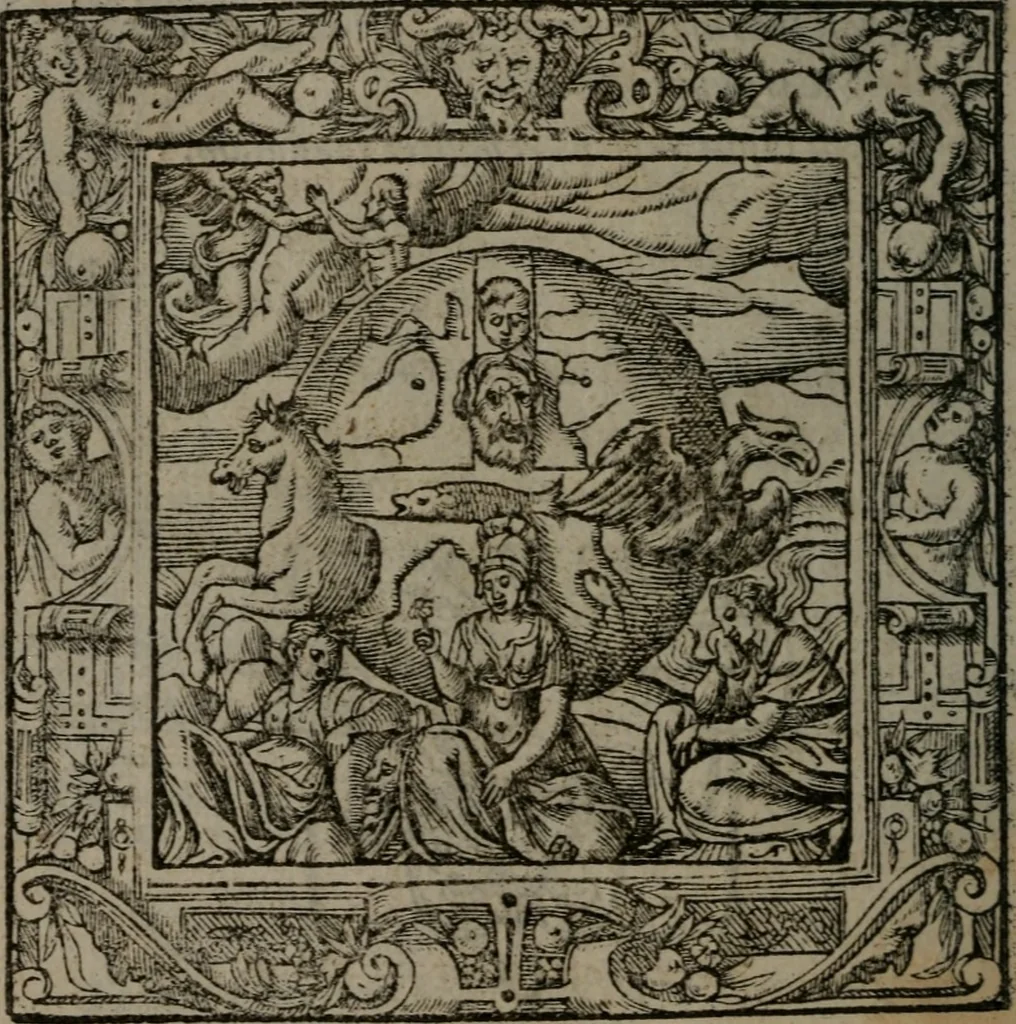 An illustration from Emblemata, 1564, leaf 233