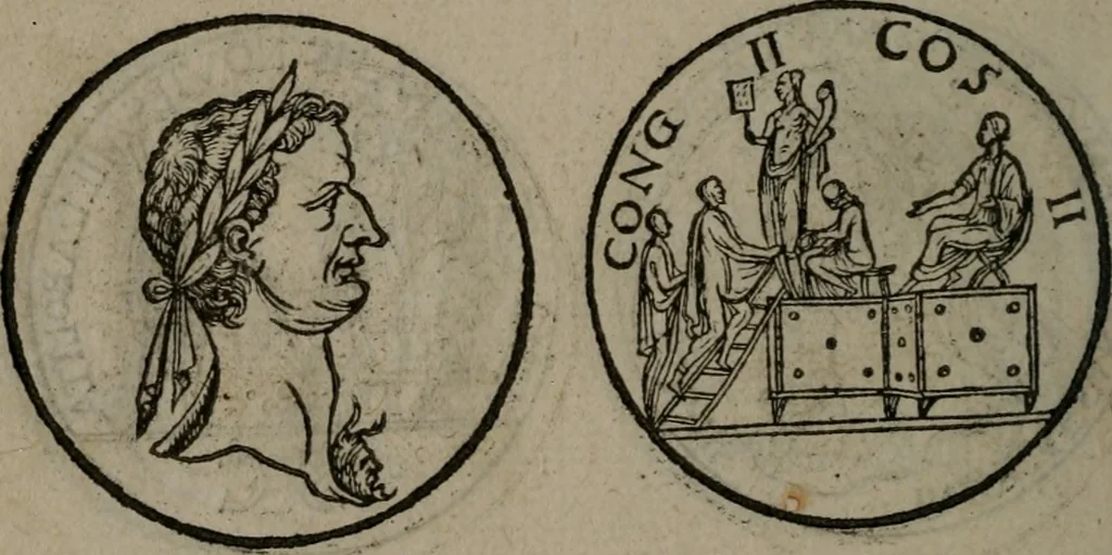 An illustration from Emblemata, 1564, leaf 241