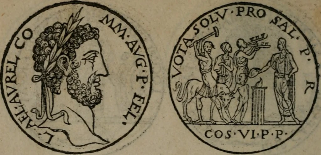 An illustration from Emblemata, 1564, leaf 243