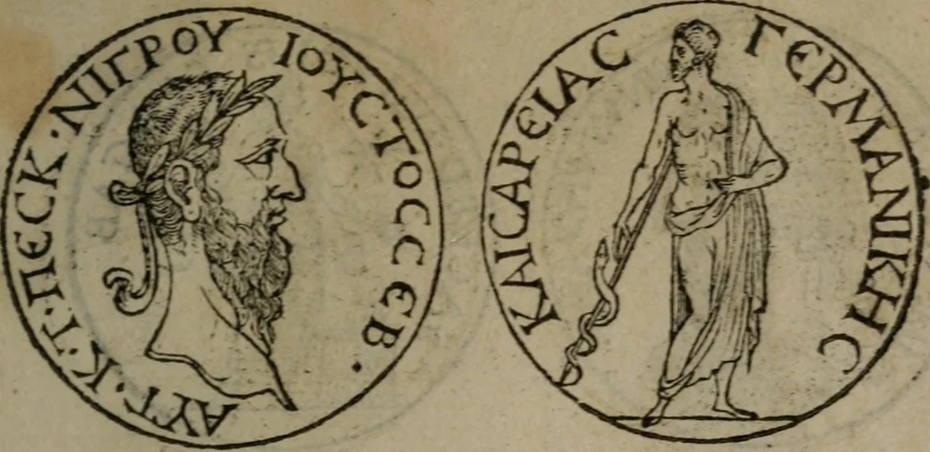 An illustration from Emblemata, 1564, leaf 244