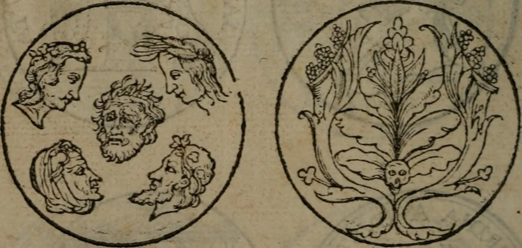 An illustration from Emblemata, 1564, leaf 245