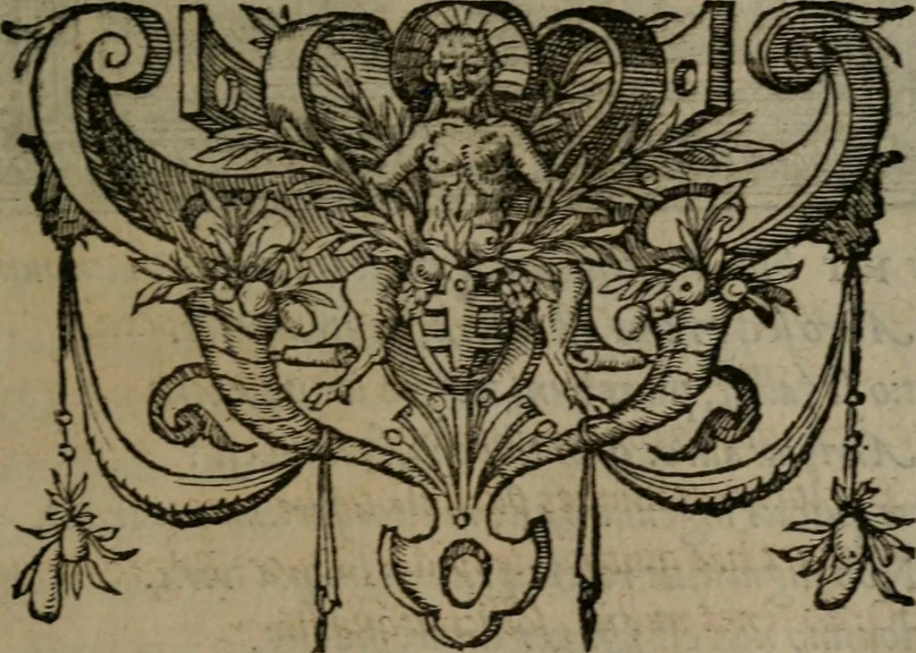 An illustration from Emblemata, 1564, leaf 30