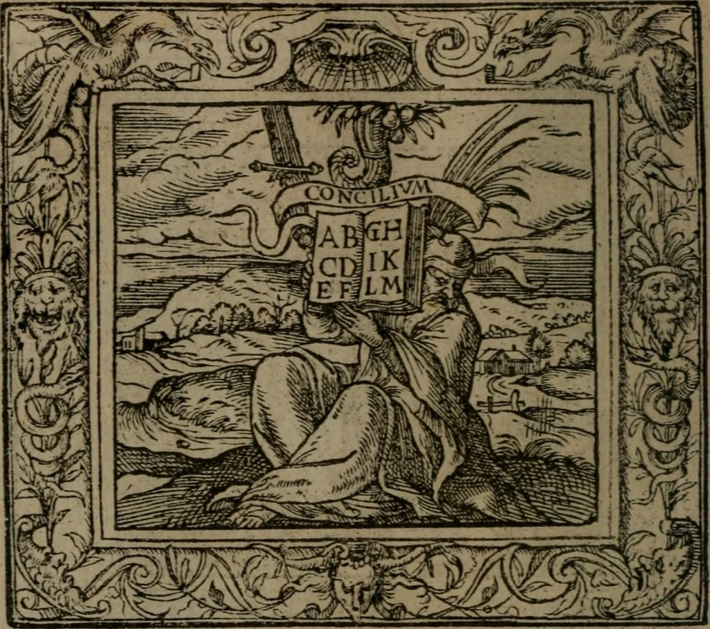 An illustration from Emblemata, 1564, leaf 39