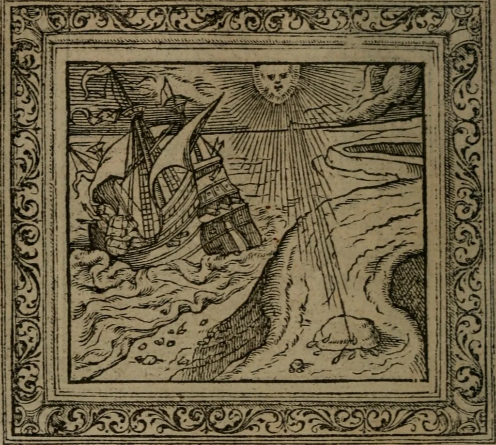An illustration from Emblemata, 1564, leaf 51