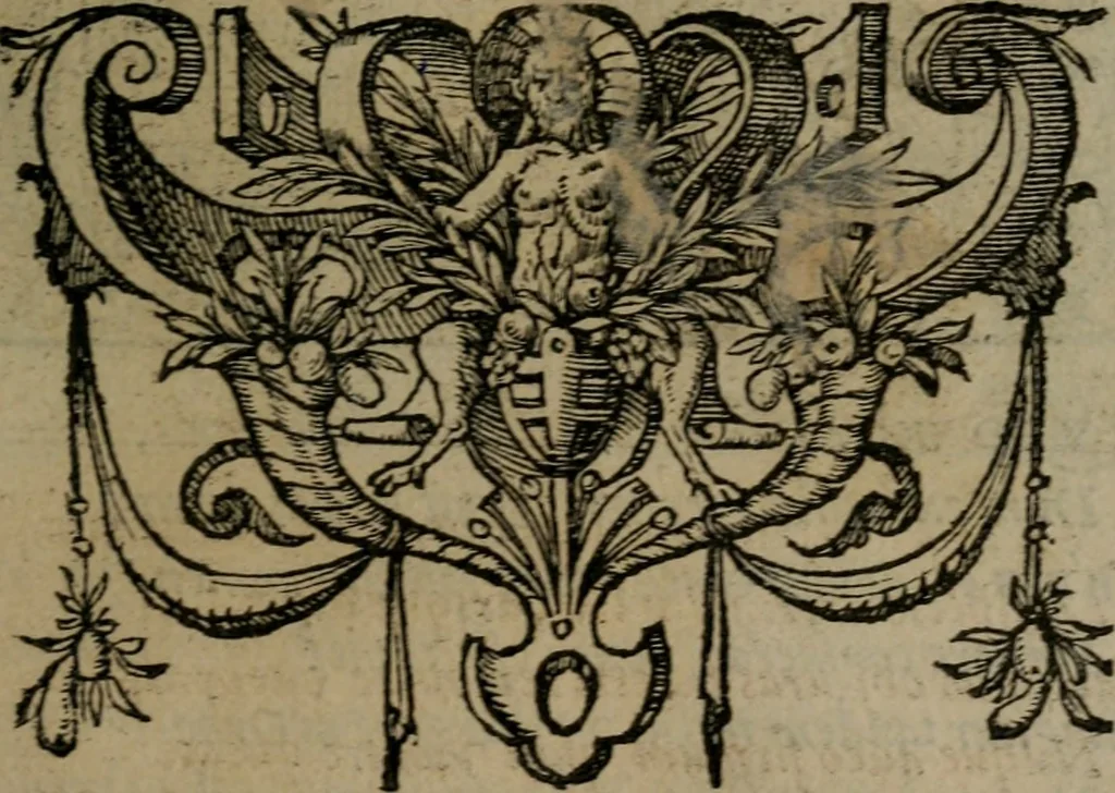 An illustration from Emblemata, 1564, leaf 64