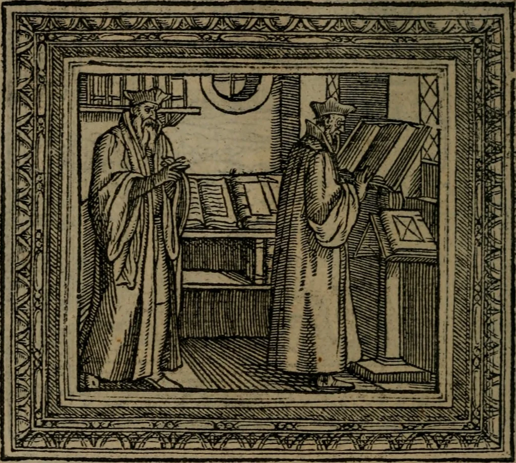 An illustration from Emblemata, 1564, leaf 67