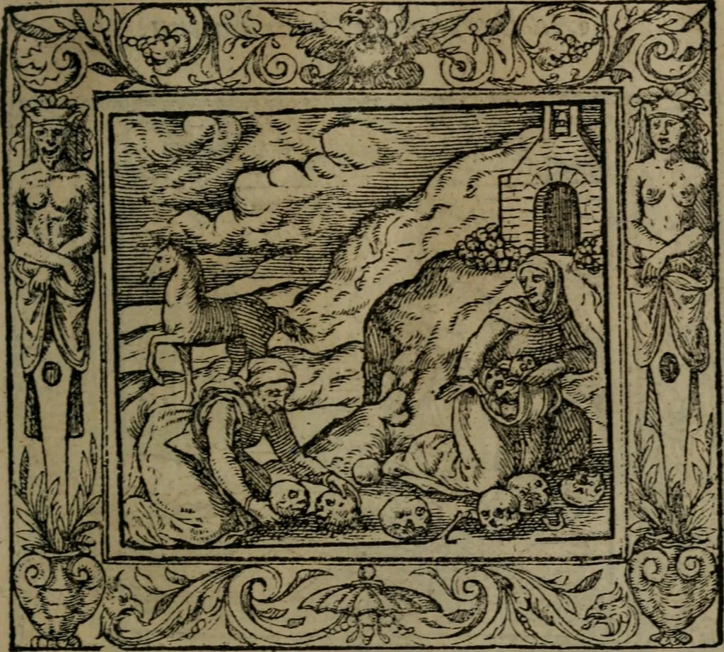 An illustration from Emblemata, 1564, leaf 70