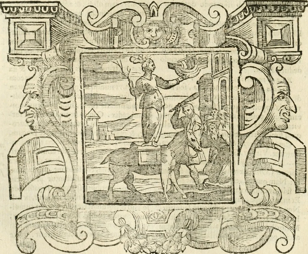 An illustration from Emblemata, 1661, leaf 129