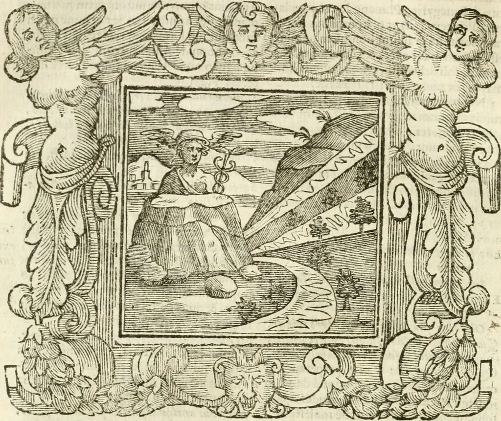 An illustration from Emblemata, 1661, leaf 135
