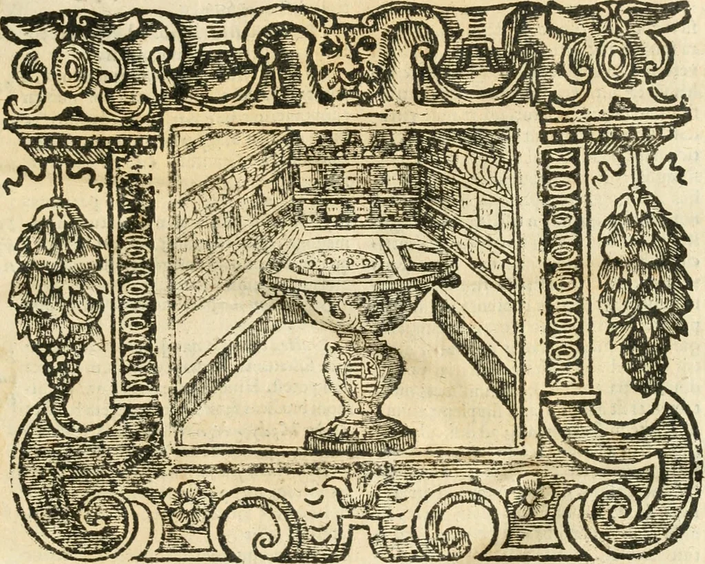 An illustration from Emblemata, 1661, leaf 16
