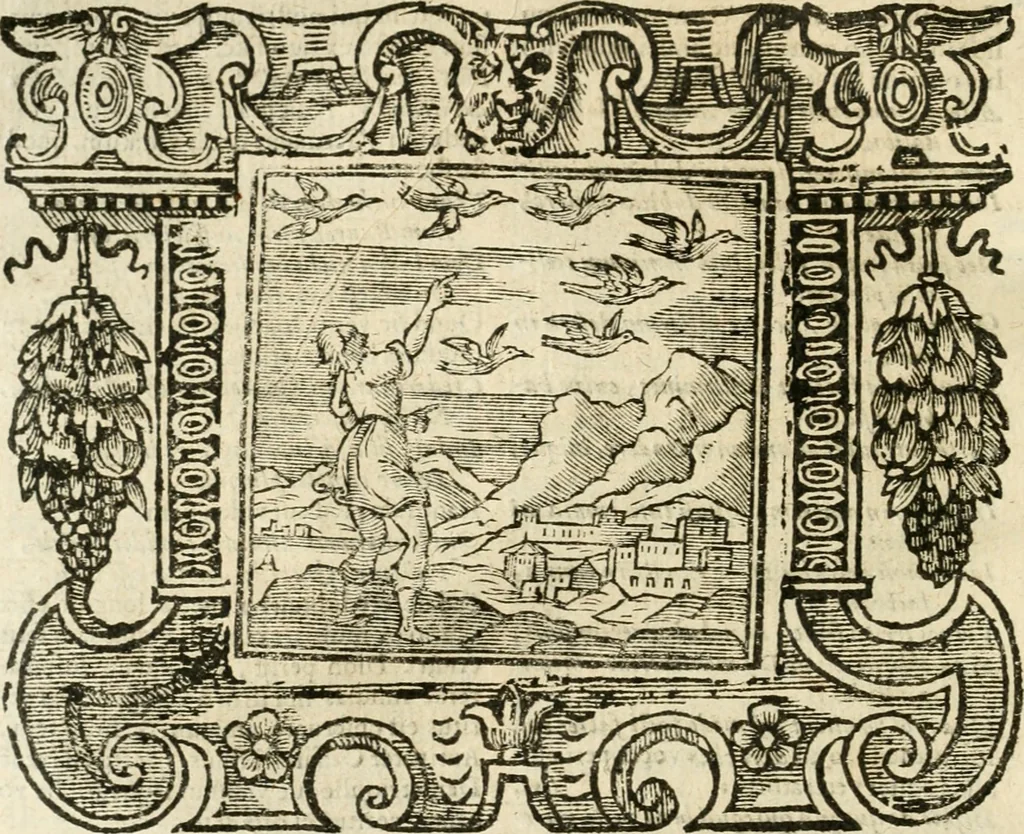 An illustration from Emblemata, 1661, leaf 185