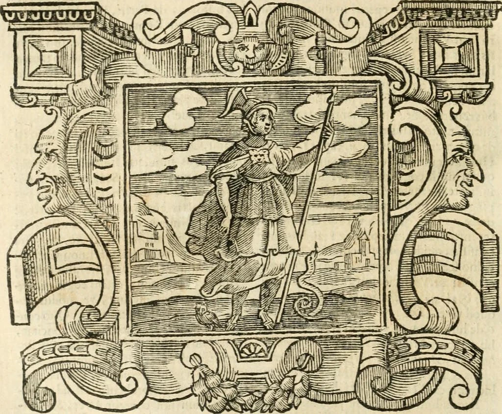 An illustration from Emblemata, 1661, leaf 205