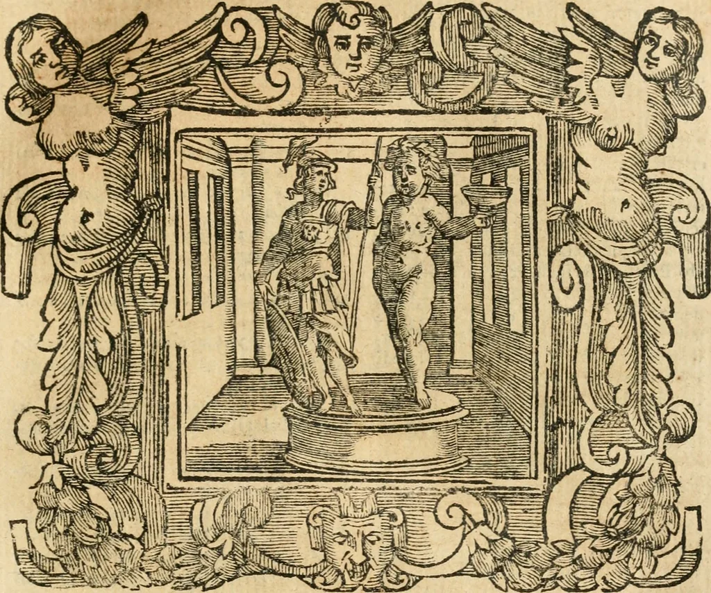 An illustration from Emblemata, 1661, leaf 212