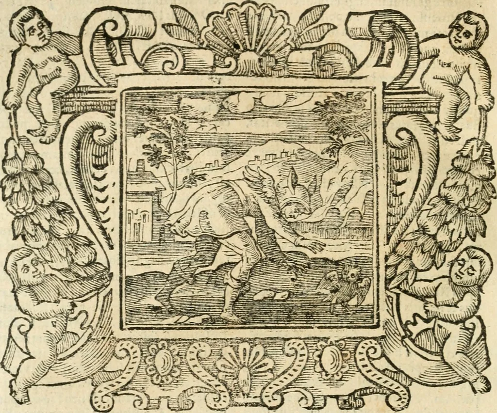 An illustration from Emblemata, 1661, leaf 375