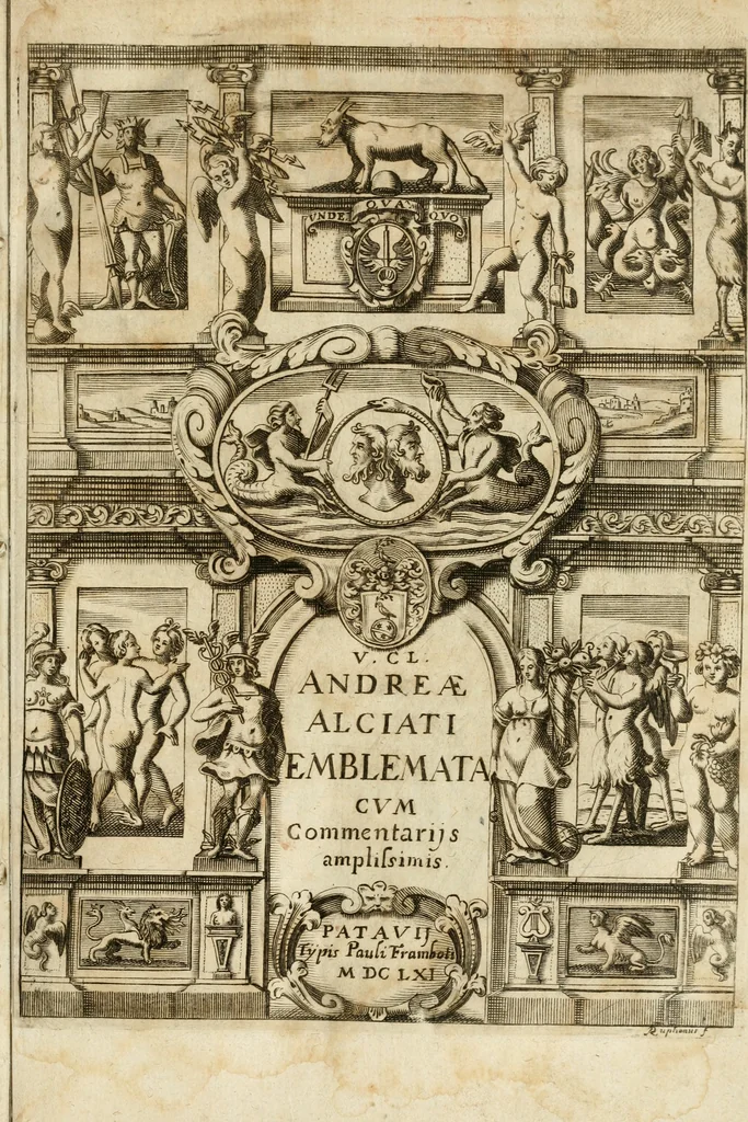 An illustration from Emblemata, 1661, leaf 4
