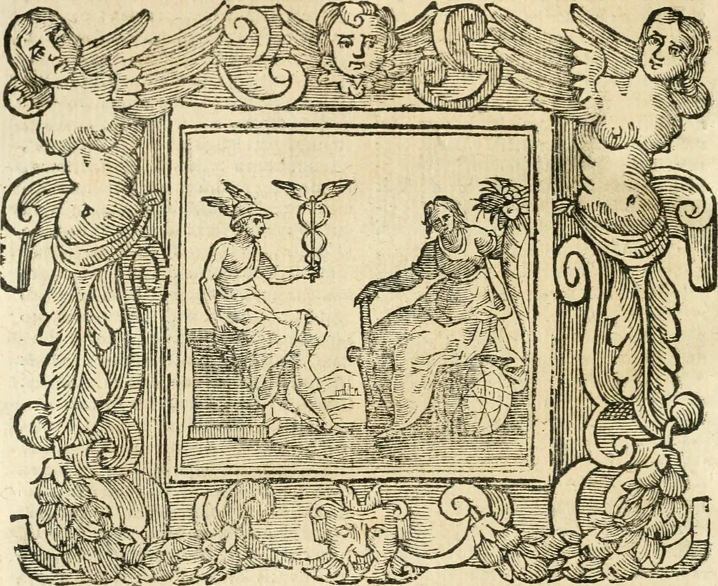 An illustration from Emblemata, 1661, leaf 497