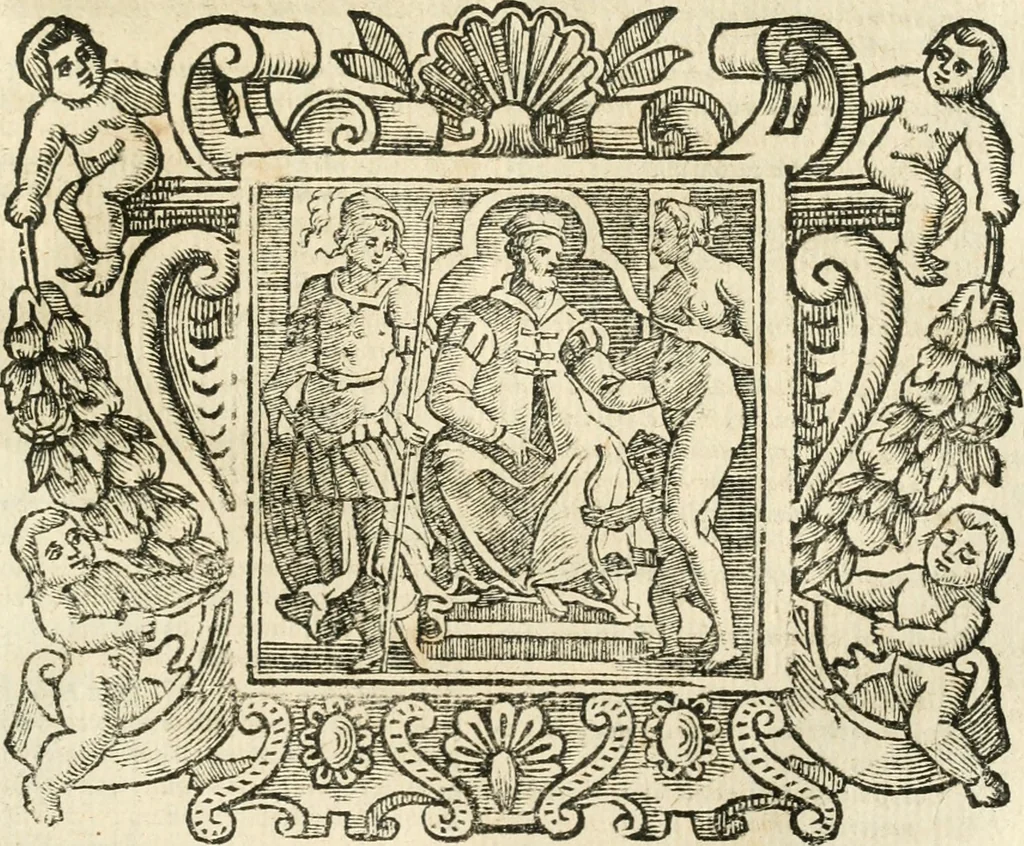 An illustration from Emblemata, 1661, leaf 536