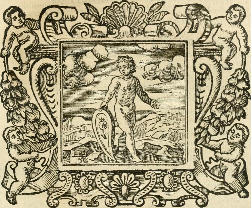 An illustration from Emblemata, 1661, leaf 556