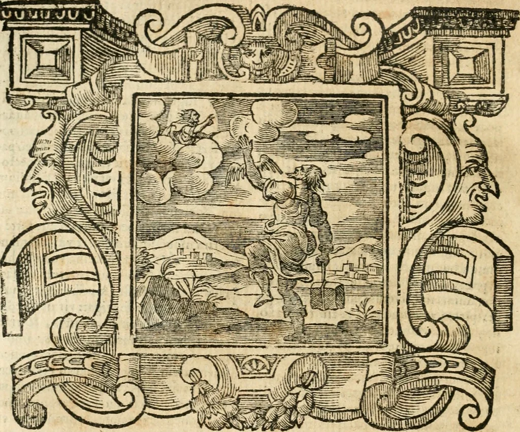 An illustration from Emblemata, 1661, leaf 603